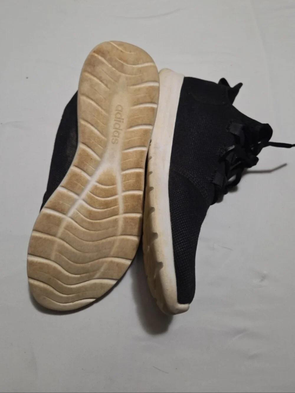 Adidas womens 8.5 black athletic shoes #25